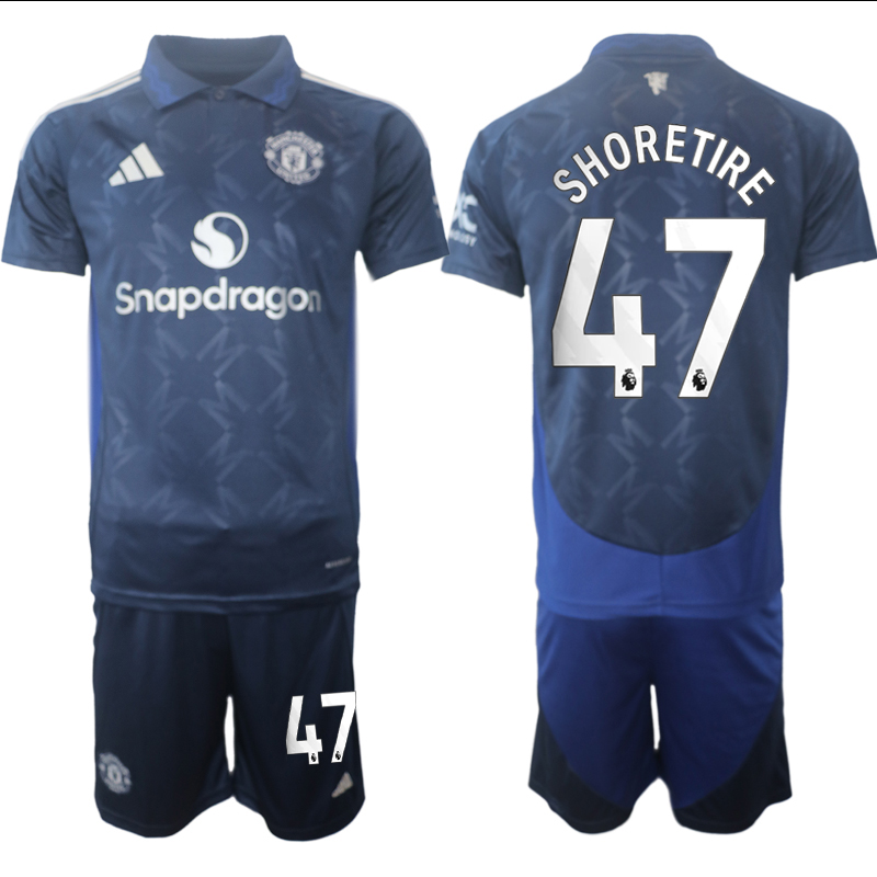 Men 2024-2025 Club Manchester United away blue #47 Soccer Jersey->indianapolis colts->NFL Jersey